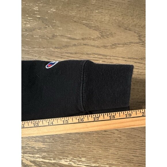 Champion Reverse Weave Crewneck Sweatshirt Black XL Skater Punk Goth Emo Y2K 90s - Picture 4 of 7